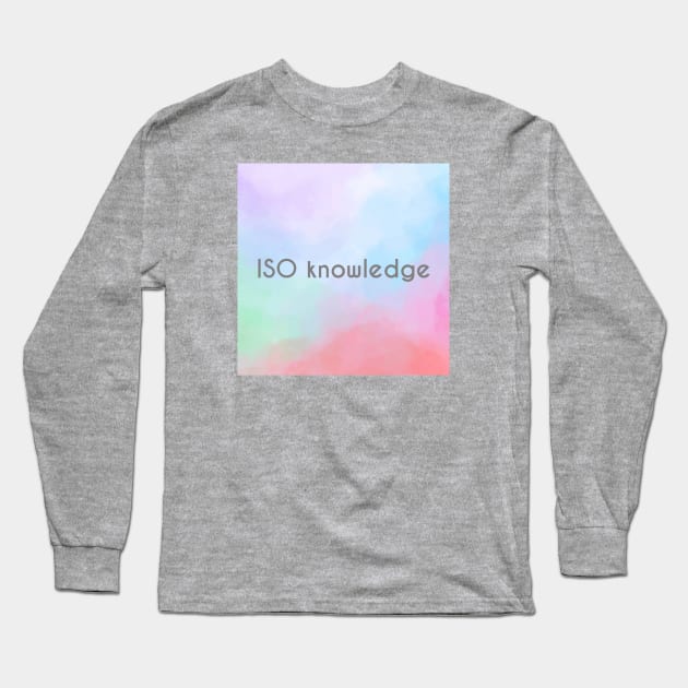 In Search Of Knowledge Long Sleeve T-Shirt by Emma Lorraine Aspen